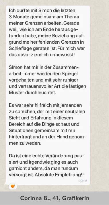Feedback via WhatsApp