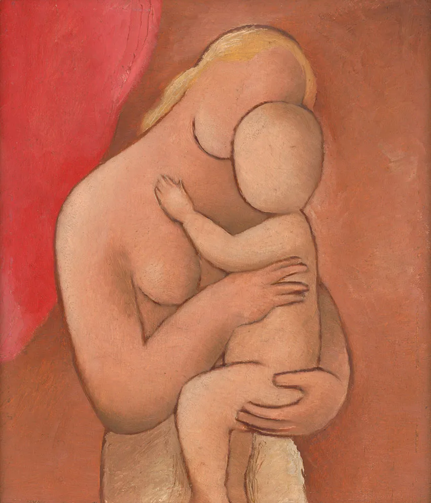 Der sichere Bindungsstil, bild von mutter und kind